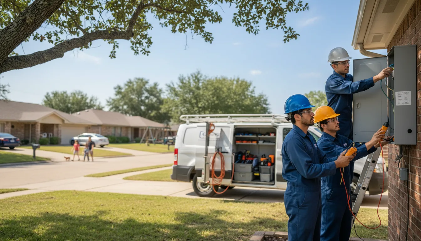 Certified electrician providing emergency electrical services in Monticello, WI